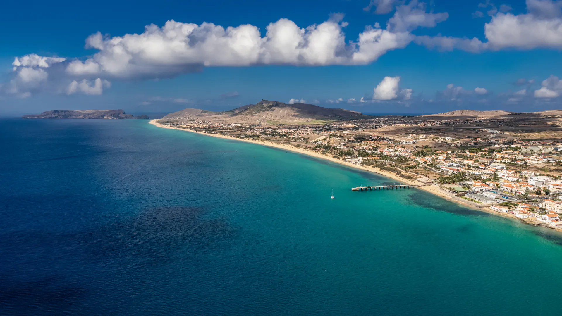 Vista Aérea de Porto Santo